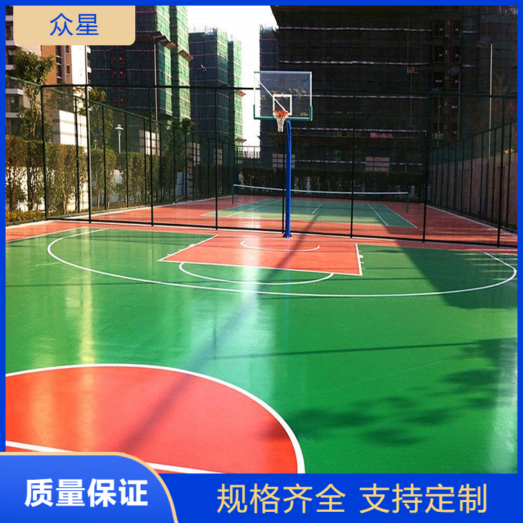 郴州市塑胶篮球场塑胶跑道材料 - 方案